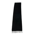 Load image into Gallery viewer, Chanel Black Fringed Cashmere Scarf