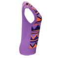Load image into Gallery viewer, Plan C Purple / Orange Multi Patterned Knit Sleeveless V-Neck Cotton Knit Sweater