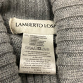 Load image into Gallery viewer, Lamberto Losani Grey Multi Floral Cashmere Knit Turtleneck Sweater