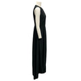 Load image into Gallery viewer, Peserico Black / Silver Monili Bead Embellished Neck Sleeveless Techno Gown