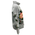 Load image into Gallery viewer, Lamberto Losani Grey Multi Floral Cashmere Knit Turtleneck Sweater