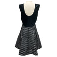 Load image into Gallery viewer, Antonio Berardi Navy / White Sleeveless A Line Mini Dress