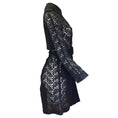 Load image into Gallery viewer, Stella McCartney Black Corded Lace Trench Coat

