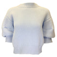 Load image into Gallery viewer, Sacai Light Blue Short Puff Sleeved Knit Pullover Sweater
