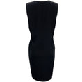 Load image into Gallery viewer, St. John Black / Multi Silk Sleeveless Dress