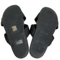 Load image into Gallery viewer, Staud Black Ruched Crisscross Michel Slide Sandals