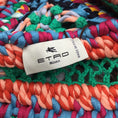 Load image into Gallery viewer, Etro Green Multicolor Maglia Loto Cropped Crochet Knit Top