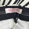 Load image into Gallery viewer, Valentino Ivory / Black Zebra Print High Waisted Crepe Trousers
