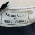 Load image into Gallery viewer, Atelier Caito for Herve Pierre Ivory Long Sleeved Wool Stretch Shift Dress