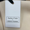 Load image into Gallery viewer, Atelier Caito for Herve Pierre Ivory Long Sleeved Wool Stretch Shift Dress