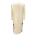 Load image into Gallery viewer, Atelier Caito for Herve Pierre Ivory Long Sleeved Wool Stretch Shift Dress