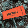 Load image into Gallery viewer, Missoni Turquoise / Black Metallic Knit Jacket