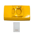 Load image into Gallery viewer, Perrin Yellow Leather Paris Glove Clutch
