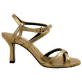 Load image into Gallery viewer, Barbara Bui Gold Strappy Criss Cross Sandals