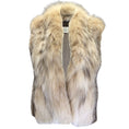 Load image into Gallery viewer, Loro Piana Beige Cashmere Lined Lynx Fur Vest
