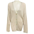 Load image into Gallery viewer, Fabiana Filippi Beige / Dune Shimmer Knit Organic Cotton Cardigan Sweater