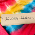 Load image into Gallery viewer, The Elder Statesman Red Magic Rings Magic Silk Fisheye Long Sleeved Dress