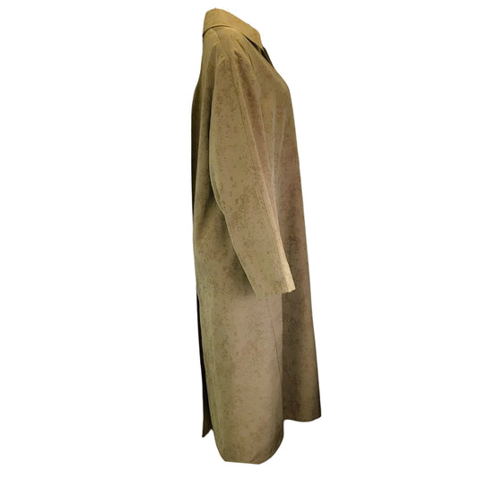 Maison Margiela Beige Relaxed-Fit Cotton Faille Trench Coat