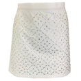 Load image into Gallery viewer, Koche Ivory Crystal Embellished Mini Skirt
