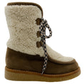 Load image into Gallery viewer, Aquatalia Brown / Ivory Wynter Shearling Boots