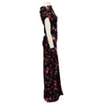 Load image into Gallery viewer, A.L.C. Navy Multi Draped Satin Poppy Gown