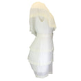 Load image into Gallery viewer, Koche White One-Shoulder Pleated Midi Dress
