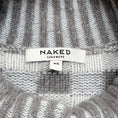 Load image into Gallery viewer, NakedCashmere Taupe / Grey Square Cashmere Turtleneck Sweater