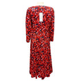 Load image into Gallery viewer, Marni Red / Navy 2021 Floral Print Midi Shirt Dress