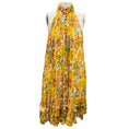 Load image into Gallery viewer, Zimmermann Yellow Multi Sunshine Floral Poppy Short Halter Dress