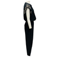 Load image into Gallery viewer, Ramy Brook Black Embroidered Button Front Jumpsuit
