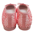 Load image into Gallery viewer, Chanel Pink Sequined Flats with Black Grosgrain Cap Toe