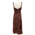 Load image into Gallery viewer, Ulla Johnson Purple / Tan Printed Silk Midi Dress