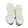Load image into Gallery viewer, Stella McCartney Transparent / White Elyse Logo Platform Sandals