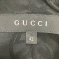 Load image into Gallery viewer, Gucci Black Wool Crepe Blazer Jacket with Satin Trim