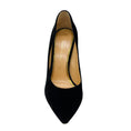 Load image into Gallery viewer, Charlotte Olympia Black / Red Heart Velvet Pumps