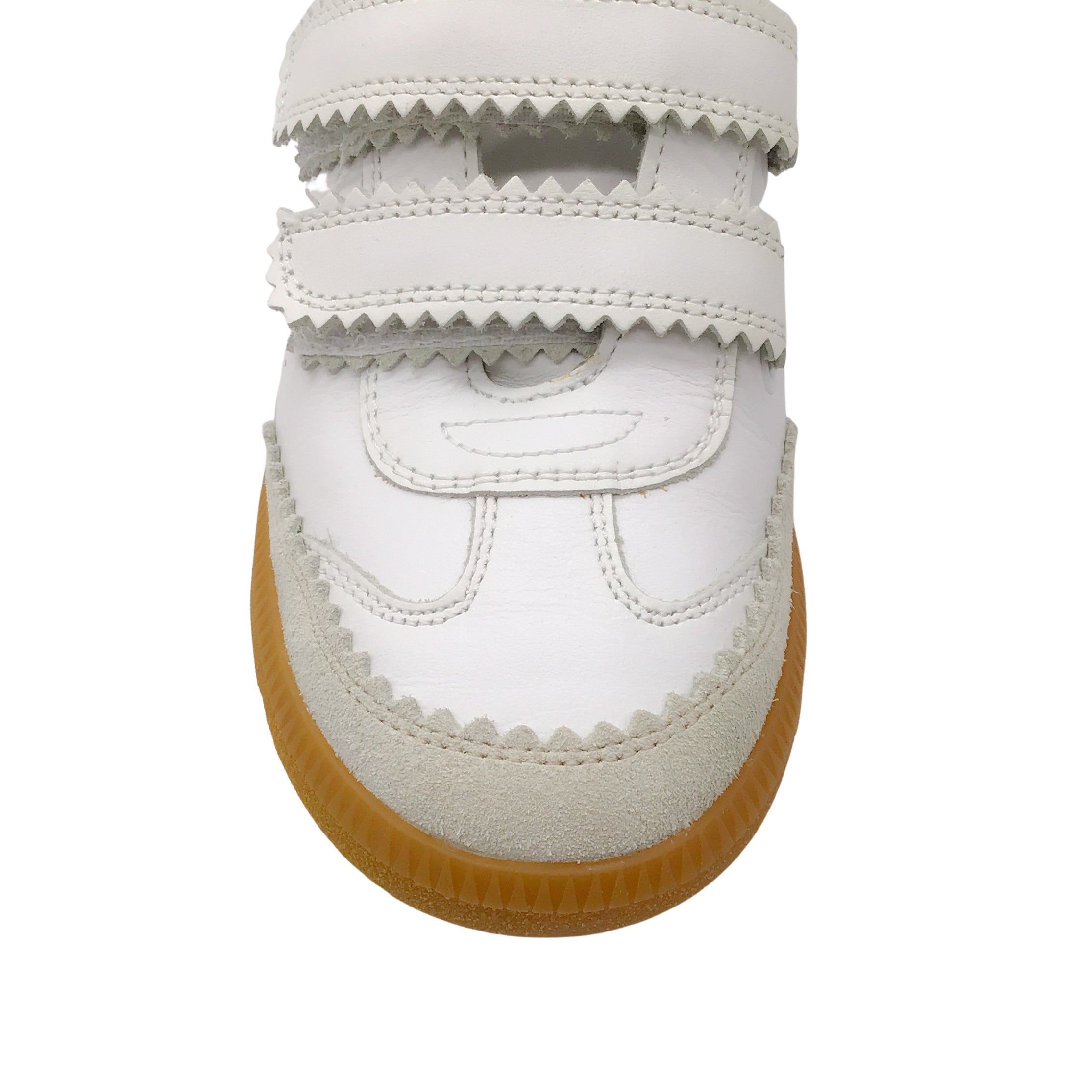 Isabel Marant Bilsy White / Black Suede Trimmed High Top Leather Sneakers