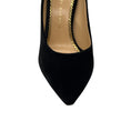 Load image into Gallery viewer, Charlotte Olympia Black / Red Heart Velvet Pumps