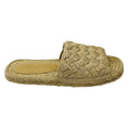 Load image into Gallery viewer, Bottega Veneta Natural / Cane Sugar Jute Braid Espadrille Woven Jack Flat Slide Sandals