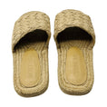 Load image into Gallery viewer, Bottega Veneta Natural / Cane Sugar Jute Braid Espadrille Woven Jack Flat Slide Sandals