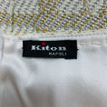 Load image into Gallery viewer, Kiton Ivory / Gold / Silver Metallic Sleeveless Tweed Dress with Gold Buttons