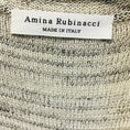 Load image into Gallery viewer, Amina Rubinacci Grey Sequined Marled Wool Knit Sweater Jacket