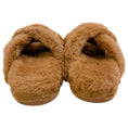 Load image into Gallery viewer, Anine Bing Camel Faux Fur Lizzie Slide Sandals