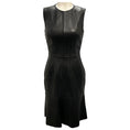 Load image into Gallery viewer, Hugo Boss Black Syssy Sleeveless Lambskin Leather Dress