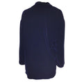 Load image into Gallery viewer, Zoran Navy Blue Open Front Velvet Jacket