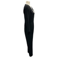 Load image into Gallery viewer, Carolina Herrera Black Cut-Out Detail Long Sleeved Crepe Jumpsuit