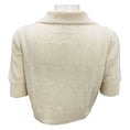 Load image into Gallery viewer, Khaite Ivory Cropped Short Sleeved Cashmere Knit Sweater