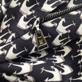 Load image into Gallery viewer, Louis Vuitton Black / White Anchor Print Silk Skirt