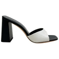 Load image into Gallery viewer, Staud White / Black Sloane Heeled Sandals