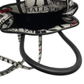 Load image into Gallery viewer, Balenciaga White / Black / Red Mini Calfskin Bonjour Paris Shopping Phone Holder Satchel Mini Bag