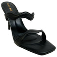 Load image into Gallery viewer, Alias Mae Black Leather Mindy Sandals